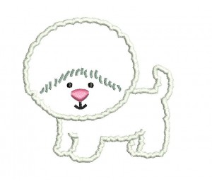 Stickdatei - Hundesalon Hund Bobtail Border Collie